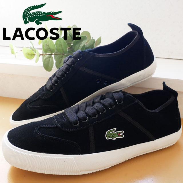 ラコステ LACOSTE メンズ スニーカー レザースニーカー ローカット スエード CONTEST 0120 1 CM00340-454  ブラック／オフホワイト 黒 :s05-cm00340-454:シューマートワールド - 通販 - Yahoo!ショッピング