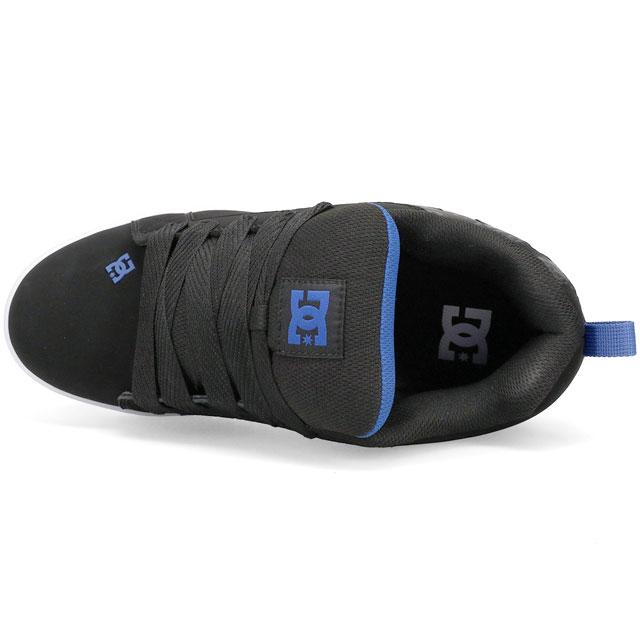送料無料 スニーカー ローカット メンズ SS 春夏 新作 夏新作 秋新作 人気 流行 定番 2025 ディーシーシュー DC SHOES DM251018 063 コートグラフィック カジュアルシューズ ブラック/ブルー ビッグロゴ 靴 DC SHOES（ディーシーシューズ） スニーカー メンズ コート