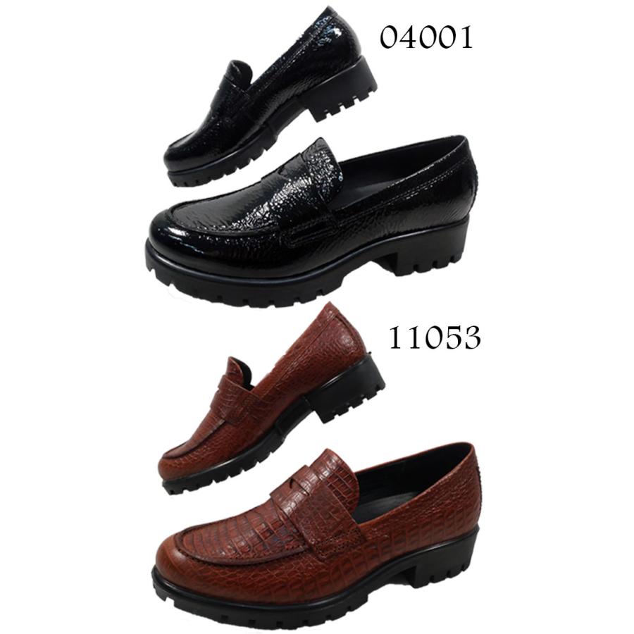 ヘンリエンバーゴ ERIKA LOFFER 242130 ローファー Maya black