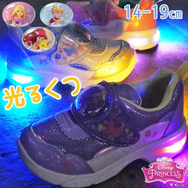 MoonStar（ムーンスター） ディズニー プリンセス スニーカー 光る靴