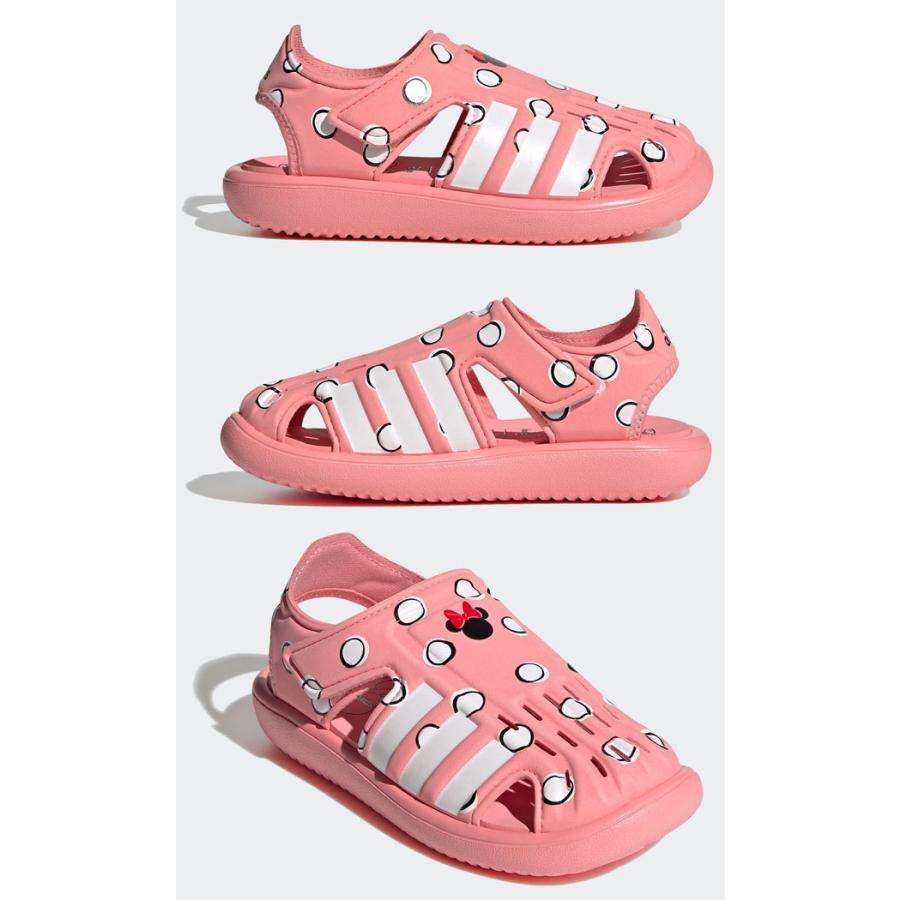 アディダス Adidas 女の子 子供靴 キッズ ジュニア ディズニー Disney コラボ ミニーマウス サンダル ウォーターサンダル Fy59 サマーシューズ ピンク シューマートワールド 通販 Paypayモール