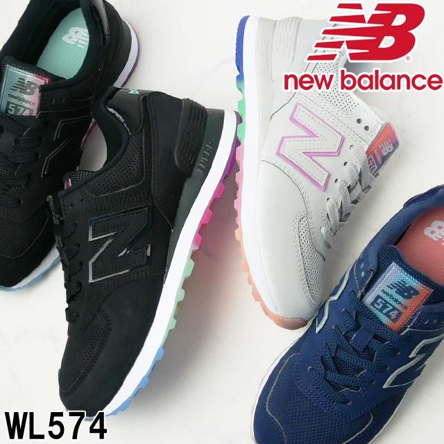ニューバランス New Balance レディース スニーカーwl574 ワイズb ランニングシューズ 白 オフホワイト ネイビー 黒 ブラック ローカット Nb 紐靴 運動靴 シューマートワールド 通販 Paypayモール