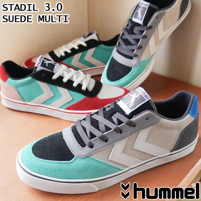ヒュンメル メンズ スニーカー ローカット 紐靴 レースアップシューズ タディール 3 0 スエード マルチ 北欧テイスト 80年代 レトロ 6876 シューマートワールド 通販 Paypayモール