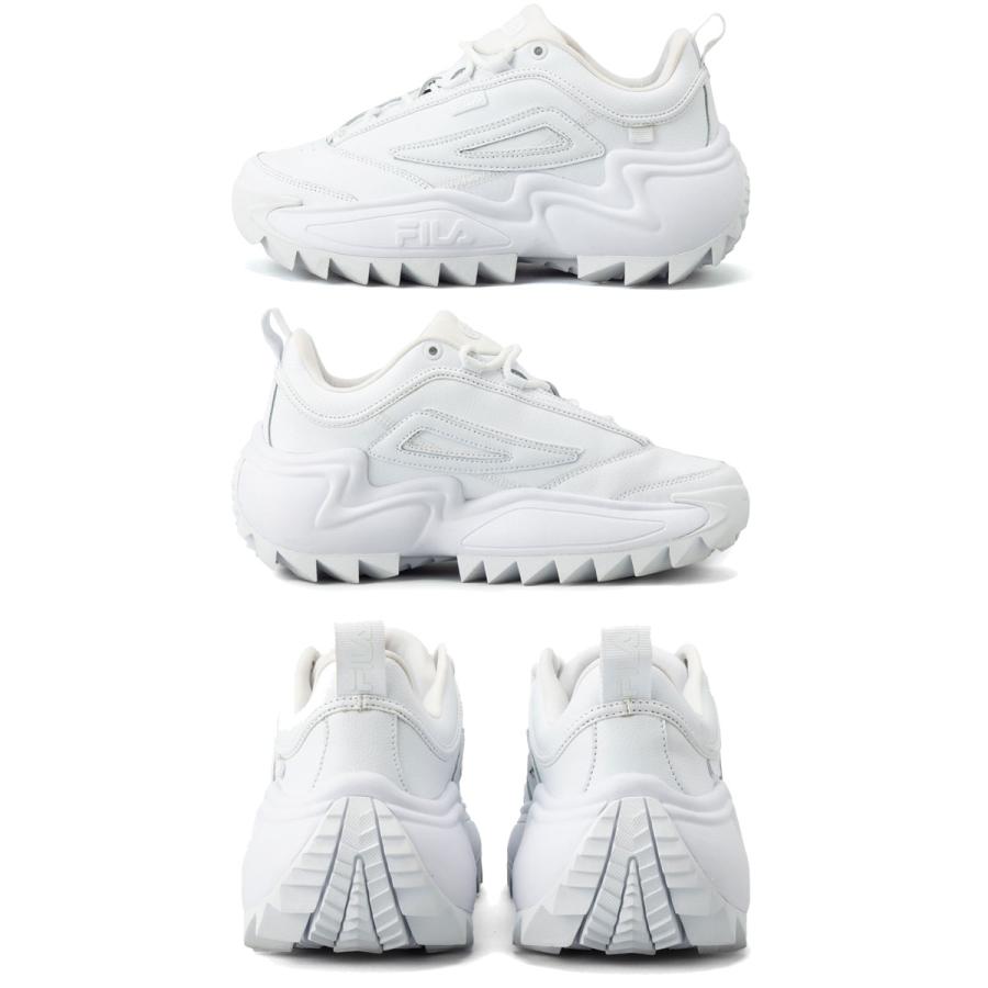FILA（フィラ） スニーカー レディース 厚底 白ツイスター ダッド