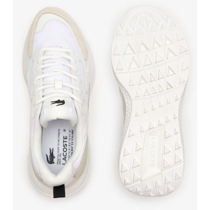 LACOSTE ラコステ スニーカー メンズ 白 ネイビー ライト