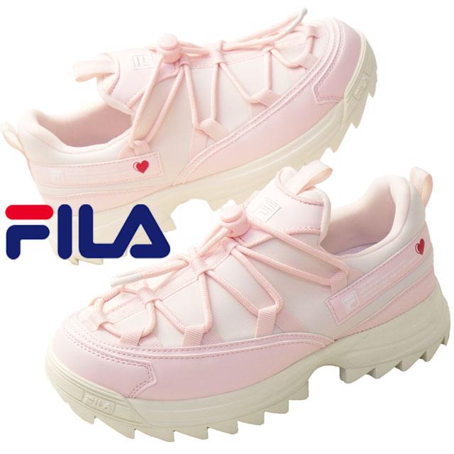 FILA（フィラ） レディース 厚底 スニーカー ディストーターアジャスト