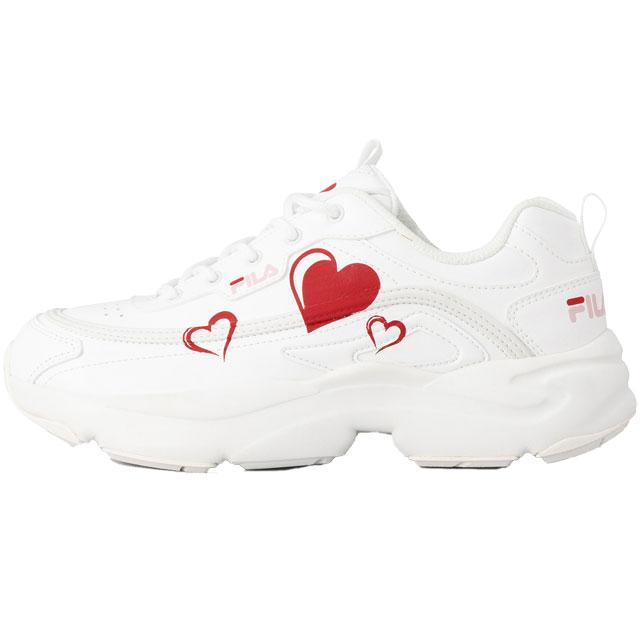 FILA（フィラ） レディース 厚底 スニーカー レイトナハート 白