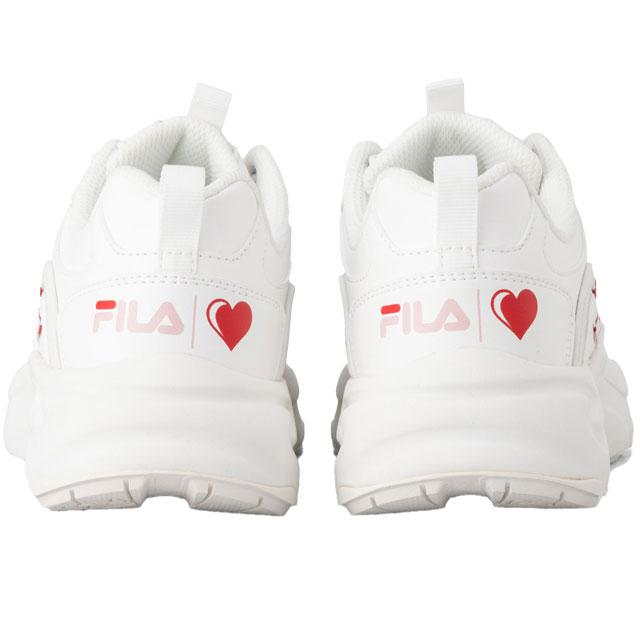 FILA（フィラ） レディース 厚底 スニーカー レイトナハート 白