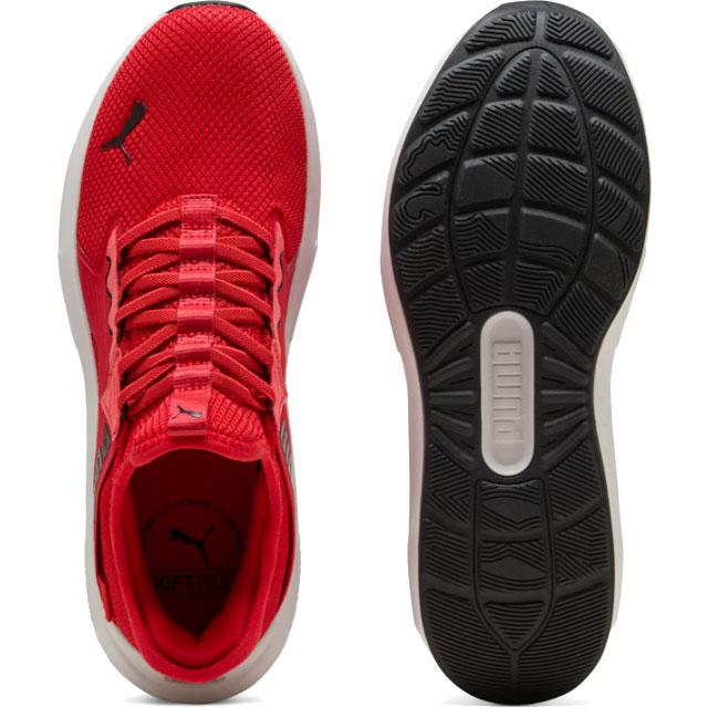 【美品】PUMA スニーカー 赤 PUMA（プーマ） スニーカー メンズ 手を使わず 履ける ランニング