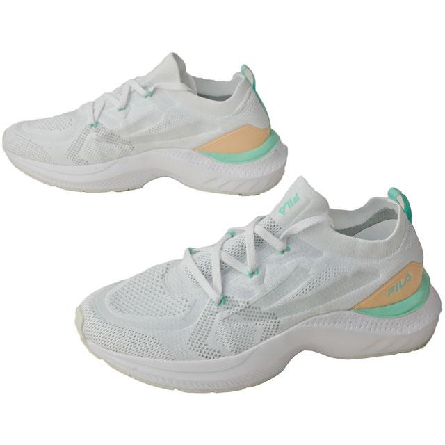 フィラ FILA メンズ レディース スニーカー RGB フレキシフィット 1RM02223E-146 ランニングシューズ ホワイト/グリーン ローカット｜smw｜03