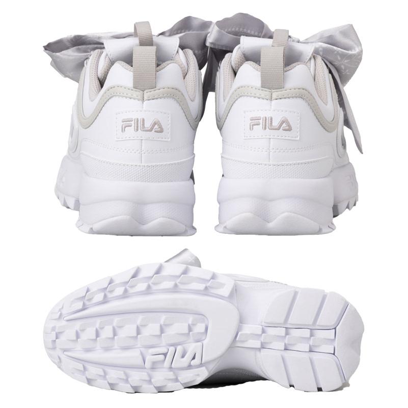FILA（フィラ） 厚底 スニーカー レディース ディスラプター2 スカーフ 