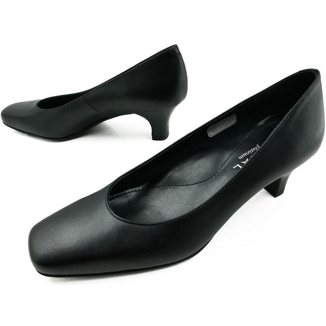 REGAL（リーガル） レディース 革靴 プレーンパンプス ブラック