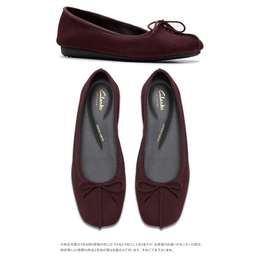 Clarks（クラークス） 爆買 レディース バレエシューズ フレックル