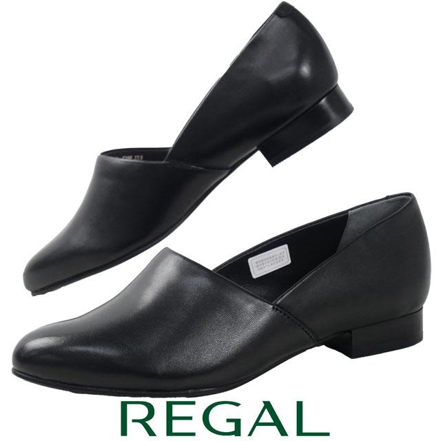 REGAL（リーガル） フラットシューズレディース スリッポン レザー