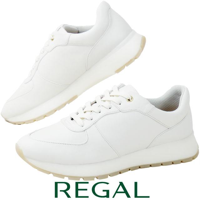 REGAL（リーガル） スニーカー レディース 白きれいめ レザー