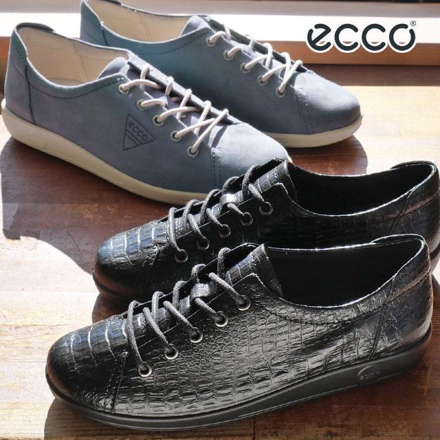 ecco（エコー） スニーカー レディース ソフト 2.0 レザースニーカー