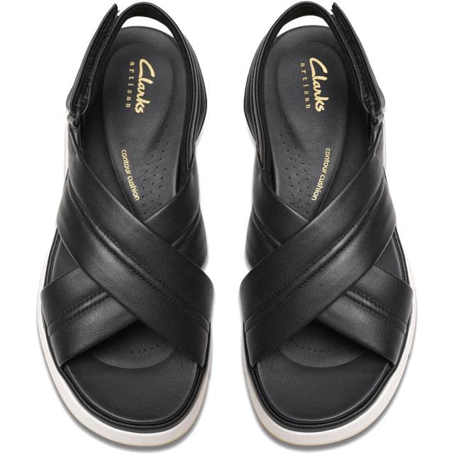 Clarks クロスストラップレザーサンダル Clarks クロスストラップレザーサンダル Clarks クラークス