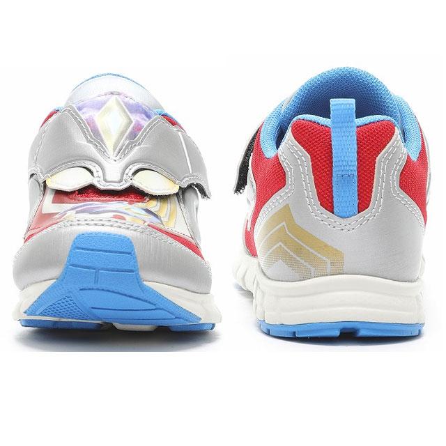 ウルトラマン デッカー キッズ ジュニア スニーカー 男の子 子供靴 UTM 152 抗菌 防臭 ブルー レッド ベルクロ ローカット ムーンスター Moonstar :t18-utm-152:シューマートワールド 通販 ウルトラマン ブレーザー UTM153 ムーンスター 子供靴 キッズ スニーカー シルバー 男の子