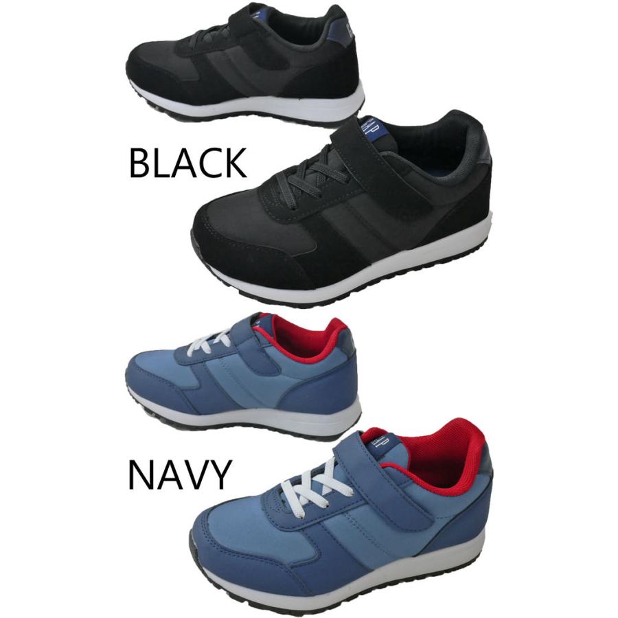 ギャップ Gap キッズ ジュニア スニーカー 子供靴 男の子 女の子 ブラック ネイビー 黒 紺 ローカット Gpk123 シューマートワールド 通販 Paypayモール