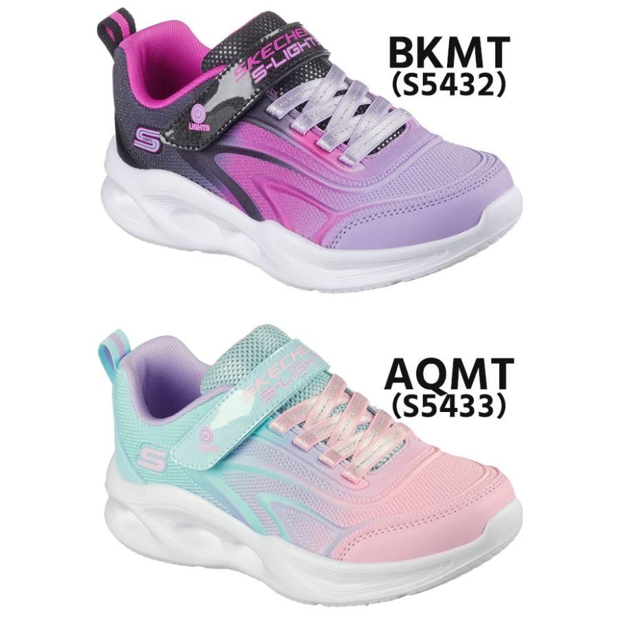 SKECHERS（スケッチャーズ） 光るキッズ 女の子 LED搭載 子供靴 履き