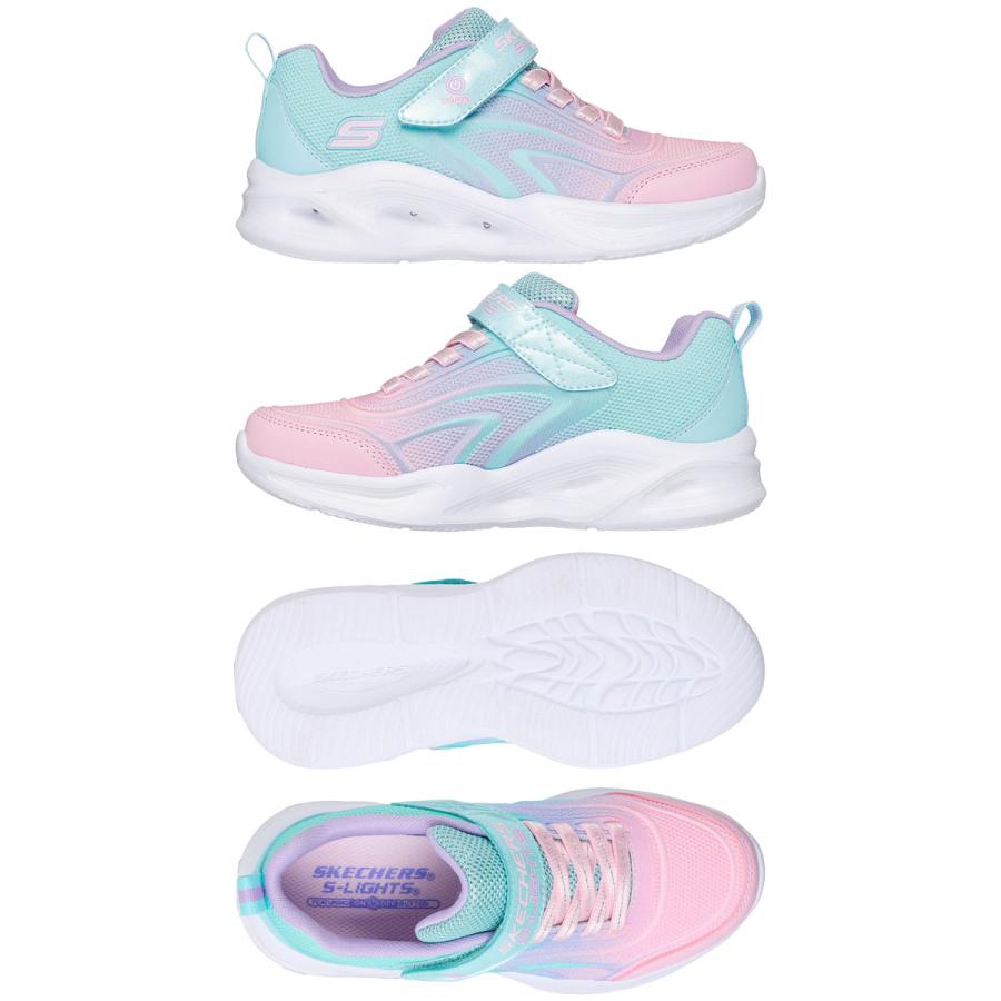 SKECHERS（スケッチャーズ） 光るキッズ 女の子 LED搭載 子供靴 履き