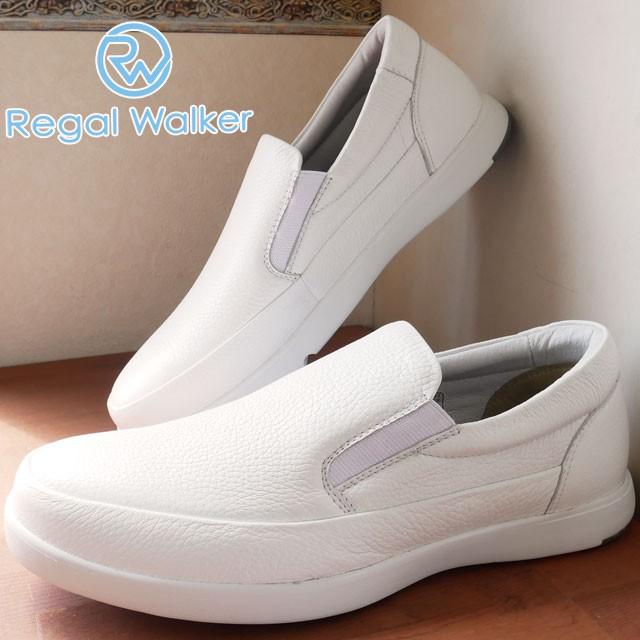 リーガル ウォーカー REGAL WALKER メンズ スリッポン 革靴 レザー 白 ホワイト 321W 日本製 3E 父の日 ギフト  シューマートワールド - 通販 - PayPayモール