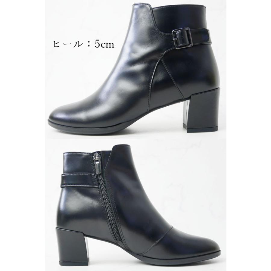 REGAL リーガル レディースショートブーツ バックル付き 黒 REGAL リーガル レディースショートブーツ バックル付き 黒