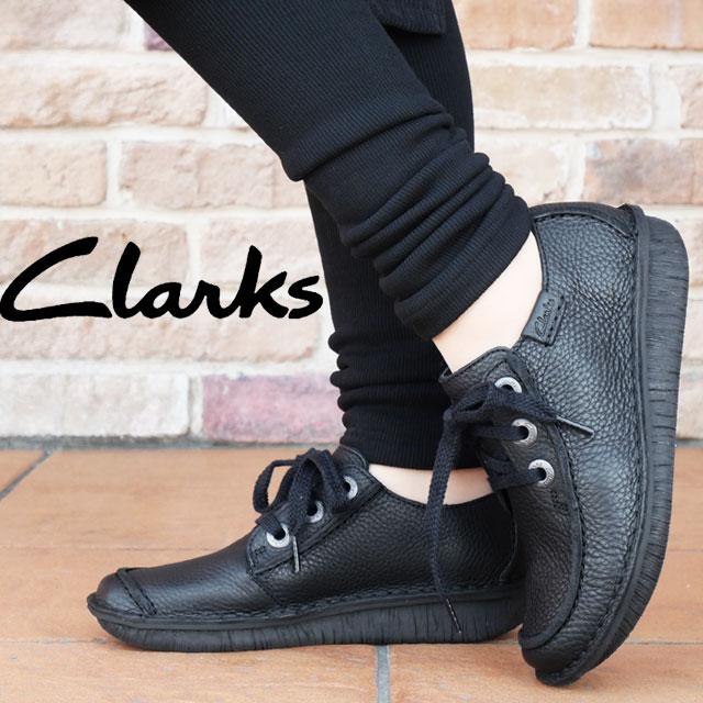 クラークス Clarks 本革 フラットシューズ レースアップ ファニードリーム Clarks（クラークス） ファニードリーム レディース 本革 レースアップ