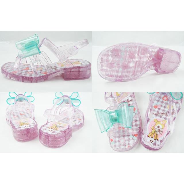 サンリオ 女の子 キッズ 子ども 子供靴 クリアサンダル キッズサンダル