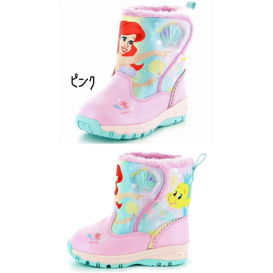ムーンスター キッズ ベビー 防水 ウインターブーツ アリエル ラプンツェル ディズニープリンセス DN WC040E 女の子 子供靴 スノーブーツ 防寒 | MoonStar | 03
