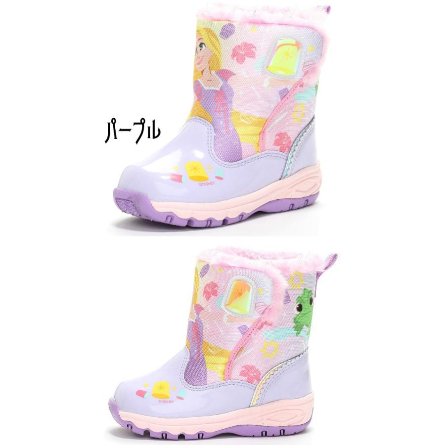 ムーンスター キッズ ベビー 防水 ウインターブーツ アリエル ラプンツェル ディズニープリンセス DN WC040E 女の子 子供靴 スノーブーツ 防寒 | MoonStar | 05