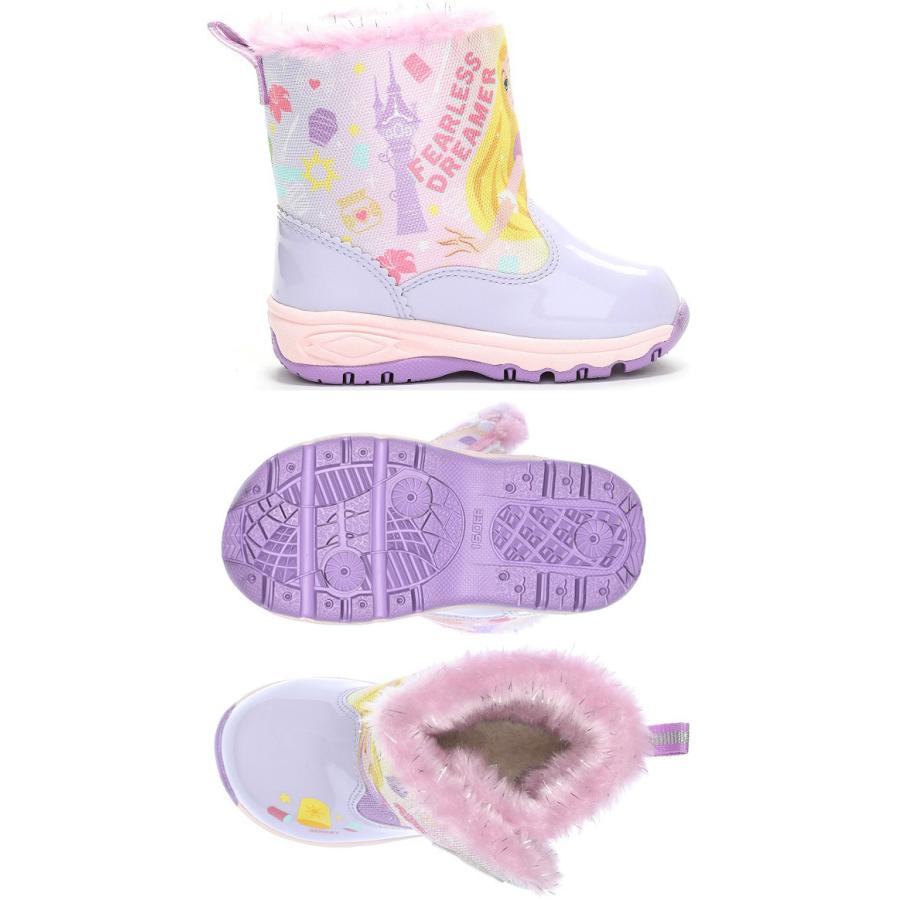 ムーンスター キッズ ベビー 防水 ウインターブーツ アリエル ラプンツェル ディズニープリンセス DN WC040E 女の子 子供靴 スノーブーツ 防寒 | MoonStar | 06