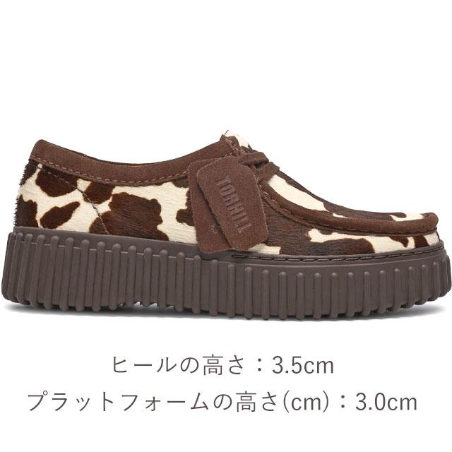 Clarks（クラークス） レディース 厚底本革 チャンキーソール