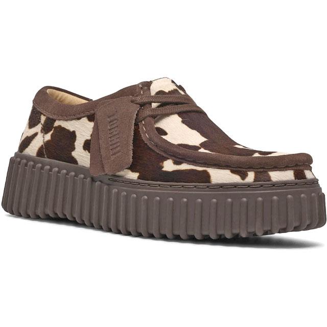 Clarks（クラークス） レディース 厚底本革 チャンキーソール