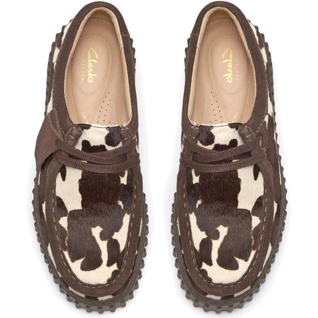 Clarks（クラークス） レディース 厚底本革 チャンキーソール