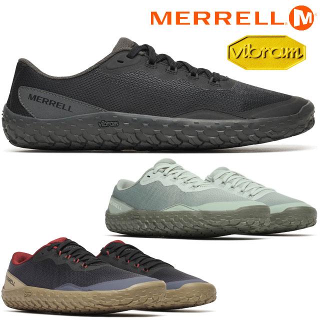 【値引き中】【ほぼ未使用】MERRELL Pewter メレルスニーカー24cm MERRELL（メレル） スニーカー メンズ ベイパー グローブ 7 滑りにくい