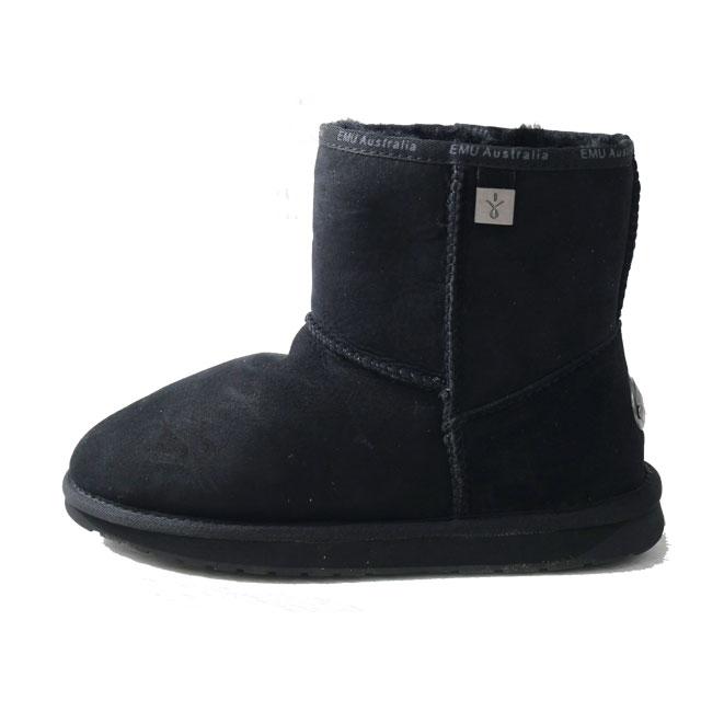 エミュ オーストラリア レディース ムートンブーツ シープスキン 撥水 ショートブーツ プラチナ スティンガー スリム ミニ スエード ボア 本革 | EMU Australia | 04