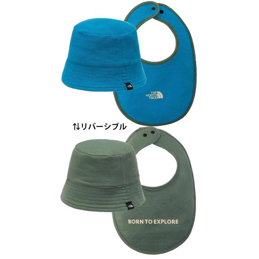 スタイ　ベビーパンツ　ベビーハット THE NORTH FACE（ザ ノースフェイス） ベビー ハット＆ビブセット 巾着