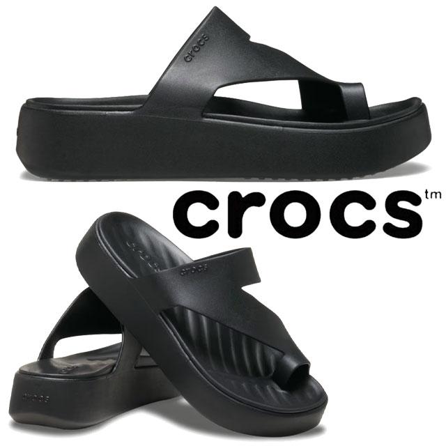 とんみ‼️ crocs（クロックス） 厚底 トングサンダル レディース ゲッタウェイ