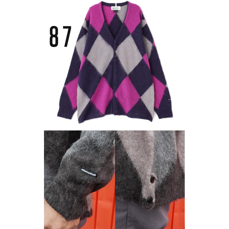 MANASTASH（マナスタッシュ） モヘアカーディガン メンズ レディース