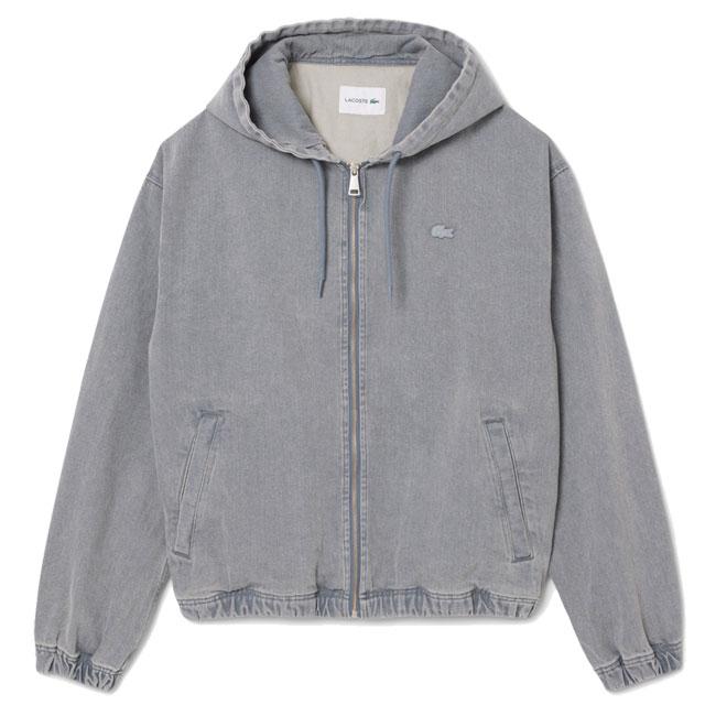 『Lacoste x A.P.C.』 コットンデニムフードジャケット Amazon | Lacoste x A.P.C.ユニフード付きコットンデニム