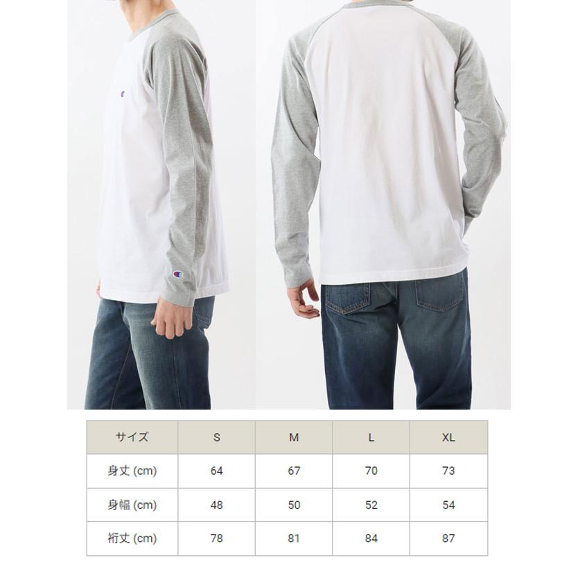 Champion チャンピオン Tシャツ メンズ ロングスリーブラグランT Champion チャンピオン Tシャツ メンズ ロングスリーブラグランT