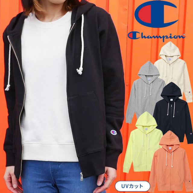 チャンピオン Champion パーカー レディース ウィメンズ ジップフーデッドスウェットシャツ ジップアップ フード スウェット 長袖 トップス 春 Uvカット Cw T109 シューマートワールド 通販 Paypayモール