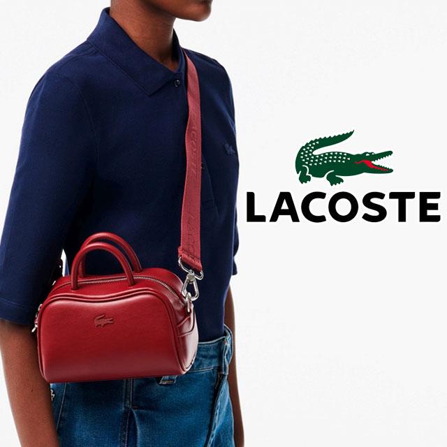 LACOSTE ラコステ ローラ レザースモールショルダーバッグ LACOSTE ラコステ ローラ レザースモールショルダーバッグ
