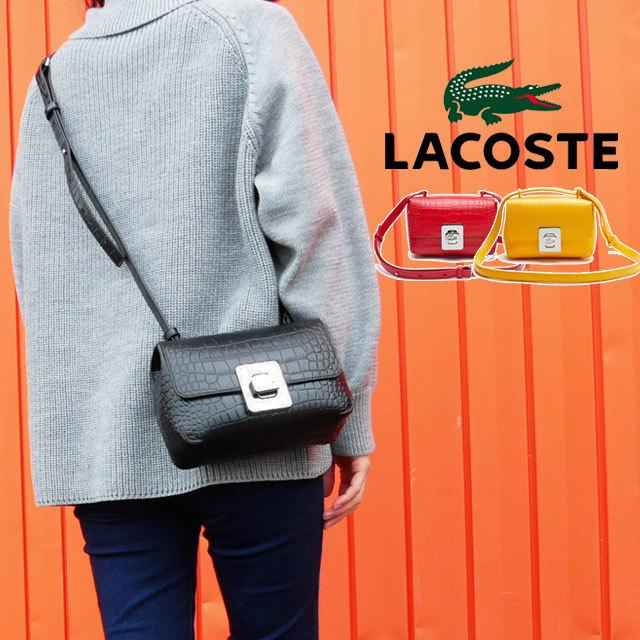ラコステ LACOSTE ショルダーバッグ レディース アメリア エンボス
