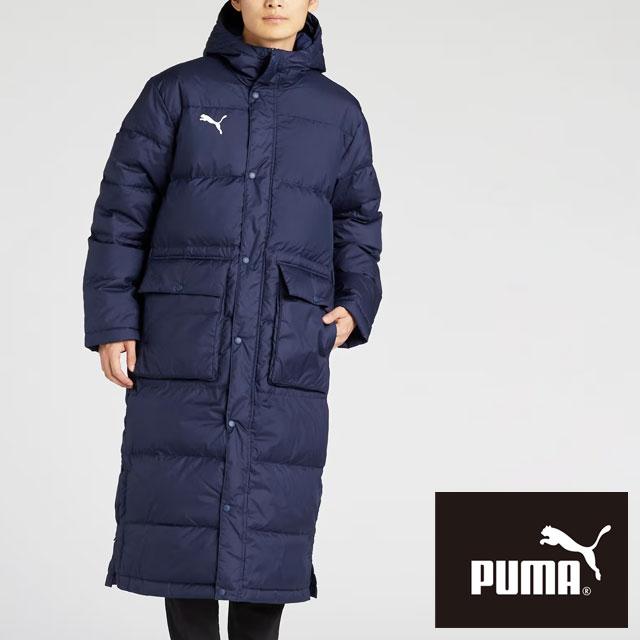 サッカー ベンチコート ジュニア人気 PUMA WINDCELL ネイビー ベンチ