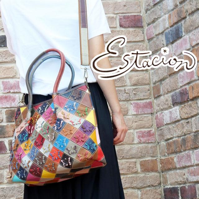 エスタシオン ショルダーバッグ レディース 740B ハンドバッグ 本革 斜 