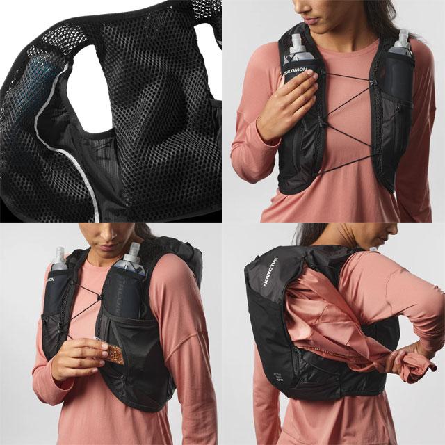 SALOMON（サロモン） ランニングベスト レディース ACTIVE SKIN 12