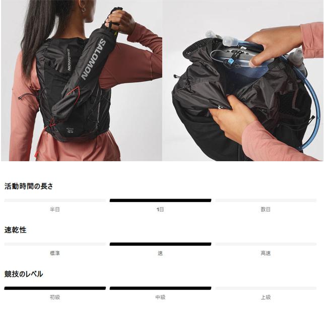 SALOMON（サロモン） ランニングベスト レディース ACTIVE SKIN 12