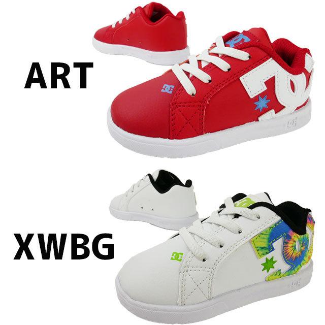 Dc シューズ スニーカー ベビー キッズ キッズシューズ コートグラフィックエラスティック Se Ul Sn 軽量 ベビーシューズ コートシューズ 運動靴 赤 白 Dt シューマートワールド 通販 Paypayモール
